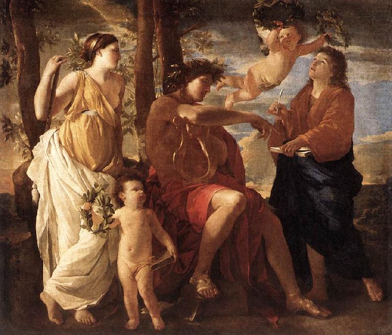 Inspiration of the Poet, Nicolas Poussin